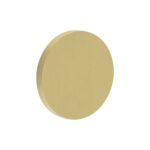 CR-N10 Satin Brass Blank Round Rose Escutcheon Cover