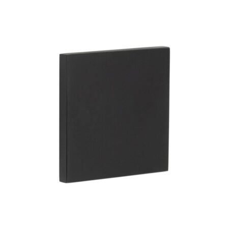 CR-N10 Black Blank Square Rose Escutcheon Cover