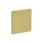 CR-N10 Satin Brass Blank Square Rose Escutcheon Cover