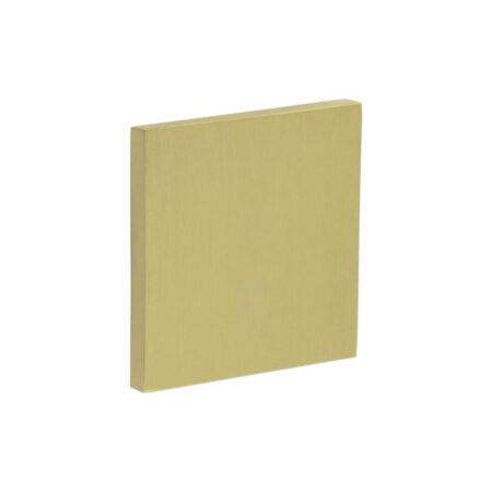 Frelan CR-N10 Satin Brass Blank Square Rose Escutcheon Cover