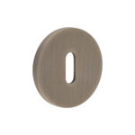 CR-R10 Antique Brass Standard Keyway Round Rose Escutcheon