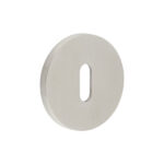 CR-R10 Satin Stainless Steel Standard Keyway Round Rose Escutcheon