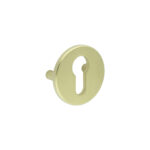 CRES Satin Brass Euro Escutcheon Lug Fixed