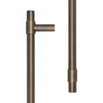 CRES 425mm Face Fix Antique Brass T-Bar Pull Handle