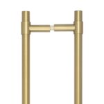 CRES 425mm Back to Back Satin Brass T-Bar Pull Handle