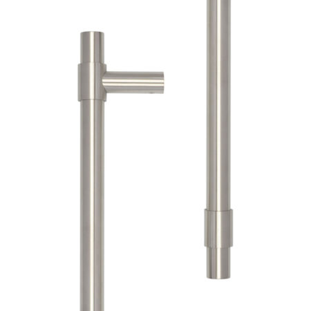 Frelan CRES 425mm Bolt Through Satin Stainless Steel T-Bar Pull Handle