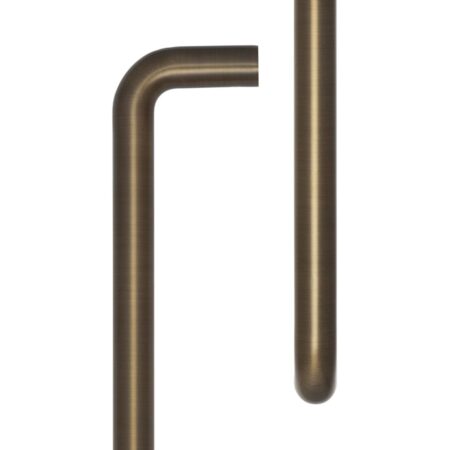 CRES 425mm Face Fix Antique Brass D Shape Pull Handle
