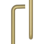CRES 425mm Bolt Through Satin Brass D Shape Pull Handle