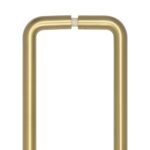 CRES 425mm Back to Back Satin Brass D Shape Pull Handle