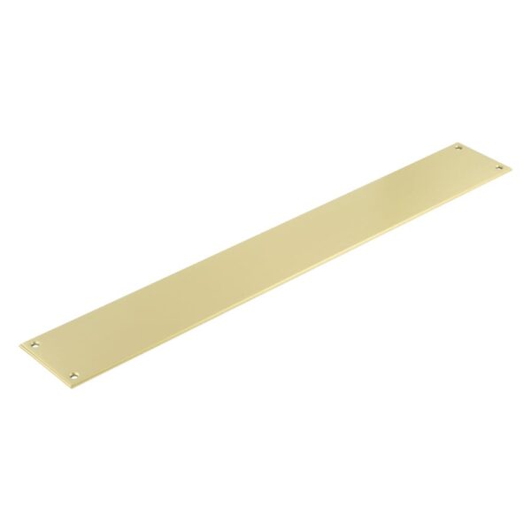 CRES Satin Brass Push Plate