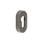 CRES Oval Dark Bronze Euro Escutcheon