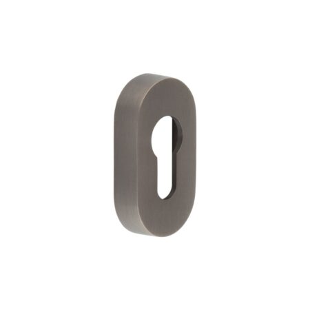 CRES Oval Dark Bronze Euro Escutcheon