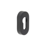 CRES Oval Black Euro Escutcheon