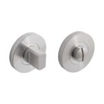 Stainless Steel 304 Thumbturn & Release Satin Stainless Steel | Bathroom Privacy Turn - Bathroom Privacy Lock, Easy Operation (34361)