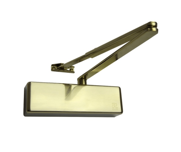 Rutland Door Closer c/w Cover, Flatbar Armset