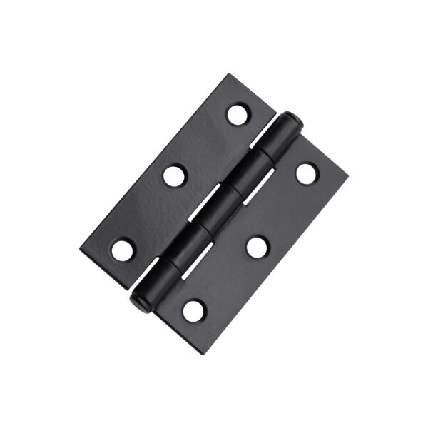 Spira Brass NON CE Mild Steel Butt Hinges - Matt Black
