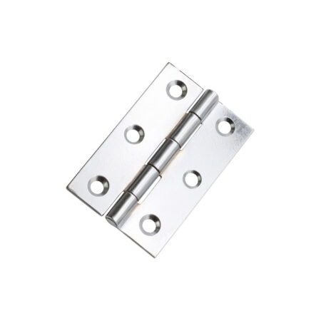 Spira Brass NON CE Mild Steel Butt Hinges - Polished Chrome