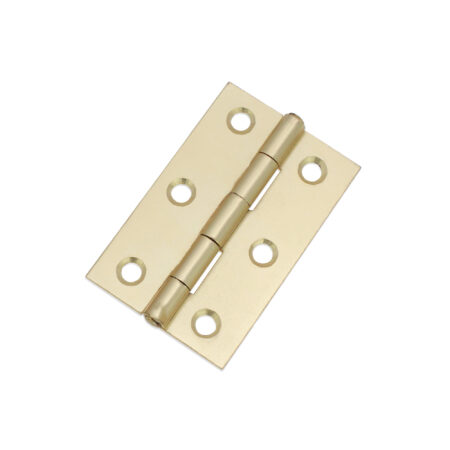NON CE Mild Steel Butt Hinges - Satin Brass