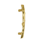 Spira Brass Polished Brass Bamboo Pull Handle 270mm Door Hardware