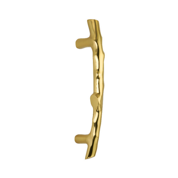 Spira Brass Polished Brass Bamboo Pull Handle 270mm Door Hardware