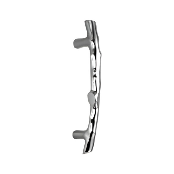 Spira Brass Polished Chrome Bamboo Pull Handle 150mm Door Hardware