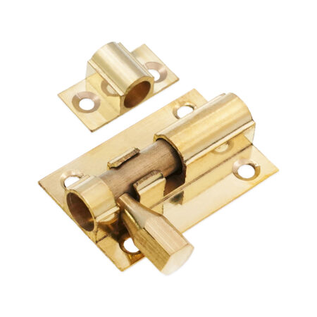 Brass Barrel Bolt 38mm Polished Brass - Image 2