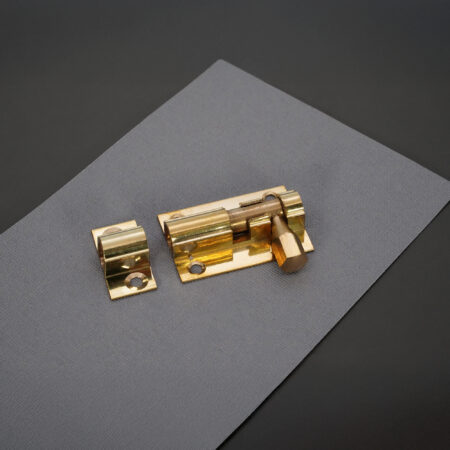 Brass Barrel Bolt 38mm Polished Brass - Image 3
