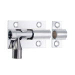 Brass Barrel Bolt 38mm Polished Chrome