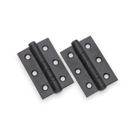 CE7 Mild Steel BB Butt Hinge - Matt Black - Image 2