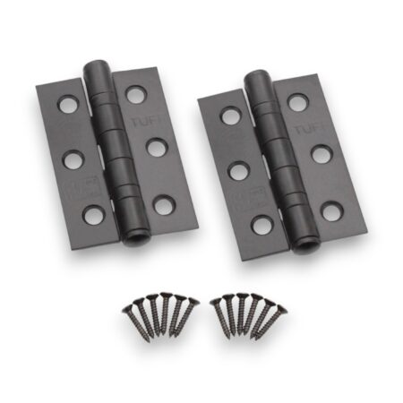 CE7 Mild Steel BB Butt Hinge - Matt Black - Image 4