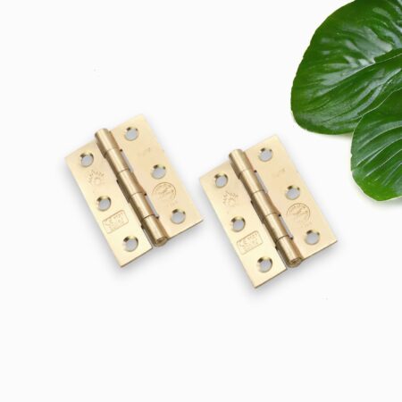 CE7 Mild Steel BB Butt Hinge - Electro Brass - Image 3