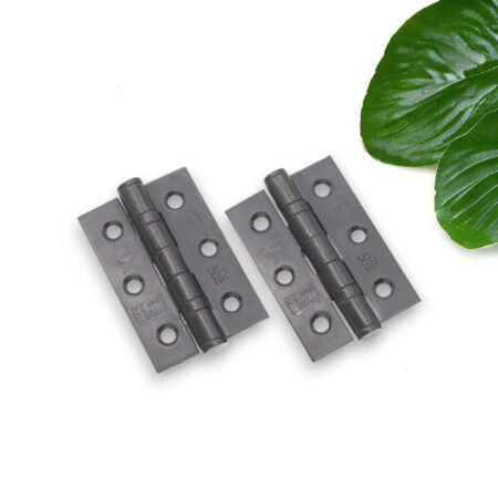 CE7 Mild Steel BB Butt Hinge - Gunmetal Grey - Image 3