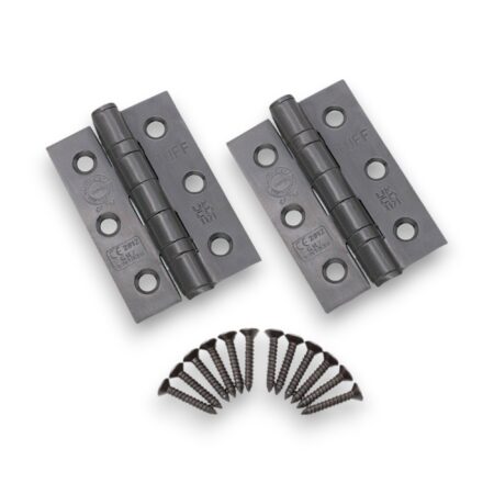 CE7 Mild Steel BB Butt Hinge - Gunmetal Grey - Image 4