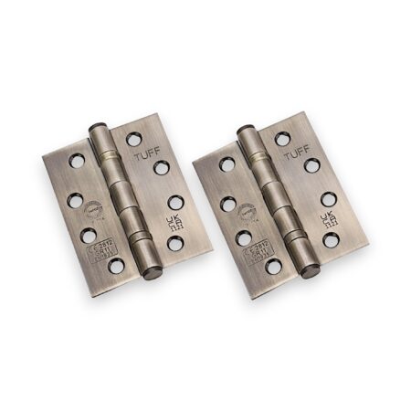 CE11 Mild Steel BB Butt Hinge - Antique Brass - Image 2