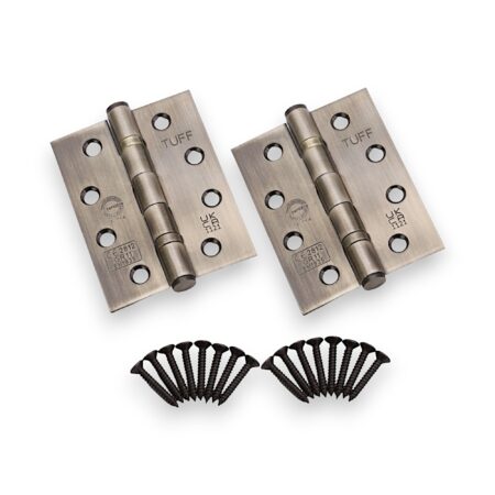 CE11 Mild Steel BB Butt Hinge - Antique Brass - Image 4