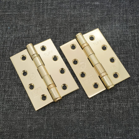 CE11 Mild Steel BB Butt Hinge - Electro Brass - Image 3