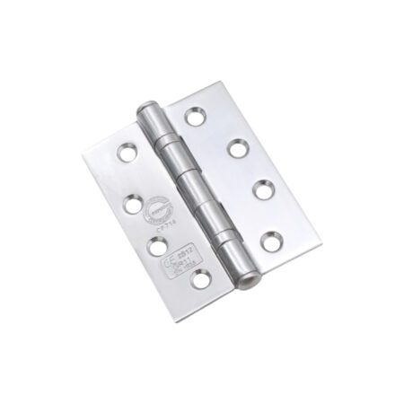 CE11 Mild Steel BB Butt Hinge - Polished Chrome