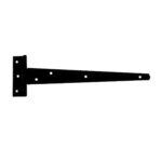 Iron Tee Hinge  - Standard 10" - 250mm Black