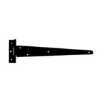 Iron Tee Hinge  - Standard 14" - 350mm Black