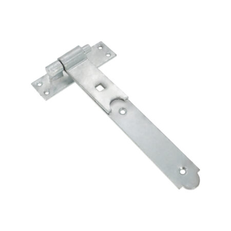 Hook and Band Hinge - Straight 10" - 250mm Galvanised - Image 2