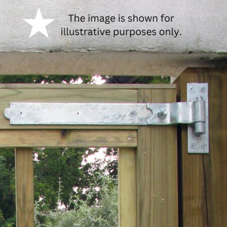 Hook and Band Hinge - Straight 18" - 450mm Galvanised - Image 3