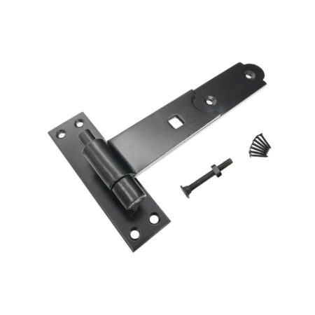 Hook and Band Hinge - Straight 8" - 200mm Black - Image 4