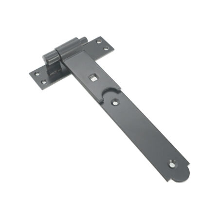 Hook and Band Hinge - Straight 10" - 250mm Black - Image 2
