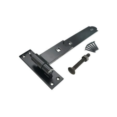 Hook and Band Hinge - Straight 10" - 250mm Black - Image 4