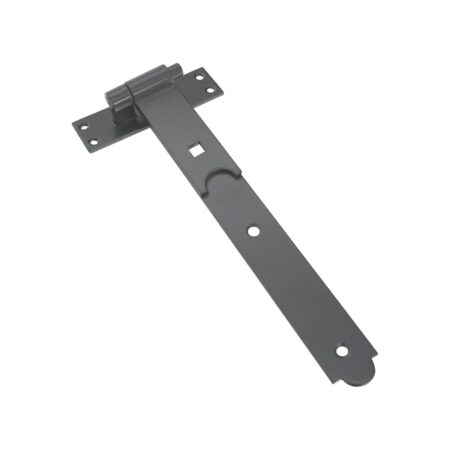 Hook and Band Hinge - Straight 12" - 300mm Black - Image 2