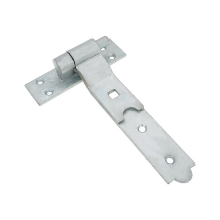 Hook and Band Hinge - Cranked 8" - 200mm Galvanised - Image 2