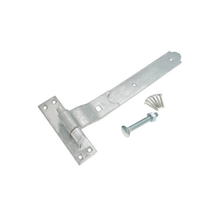 Hook and Band Hinge - Cranked 12" - 300mm Galvanised - Image 4