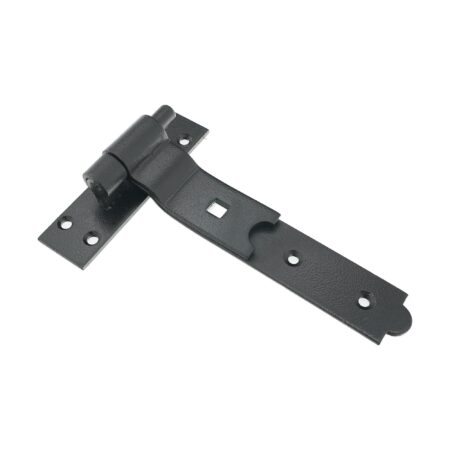 Hook and Band Hinge - Cranked 8" - 200mm Black - Image 2