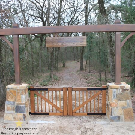 Field Gate Kit - Adjustable 12" - 300mm Black - Image 3