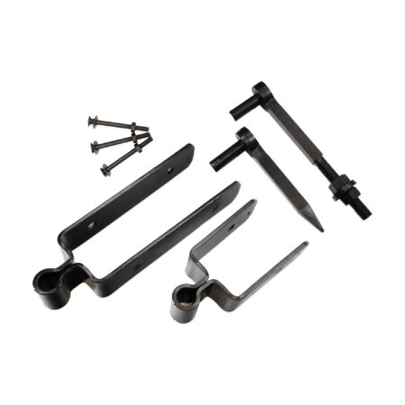 Field Gate Kit - Adjustable 12" - 300mm Black - Image 4